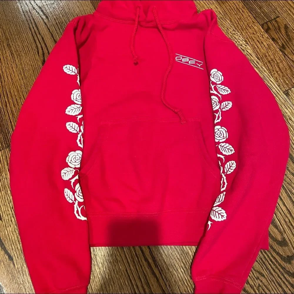 Obey Red Hoodie
